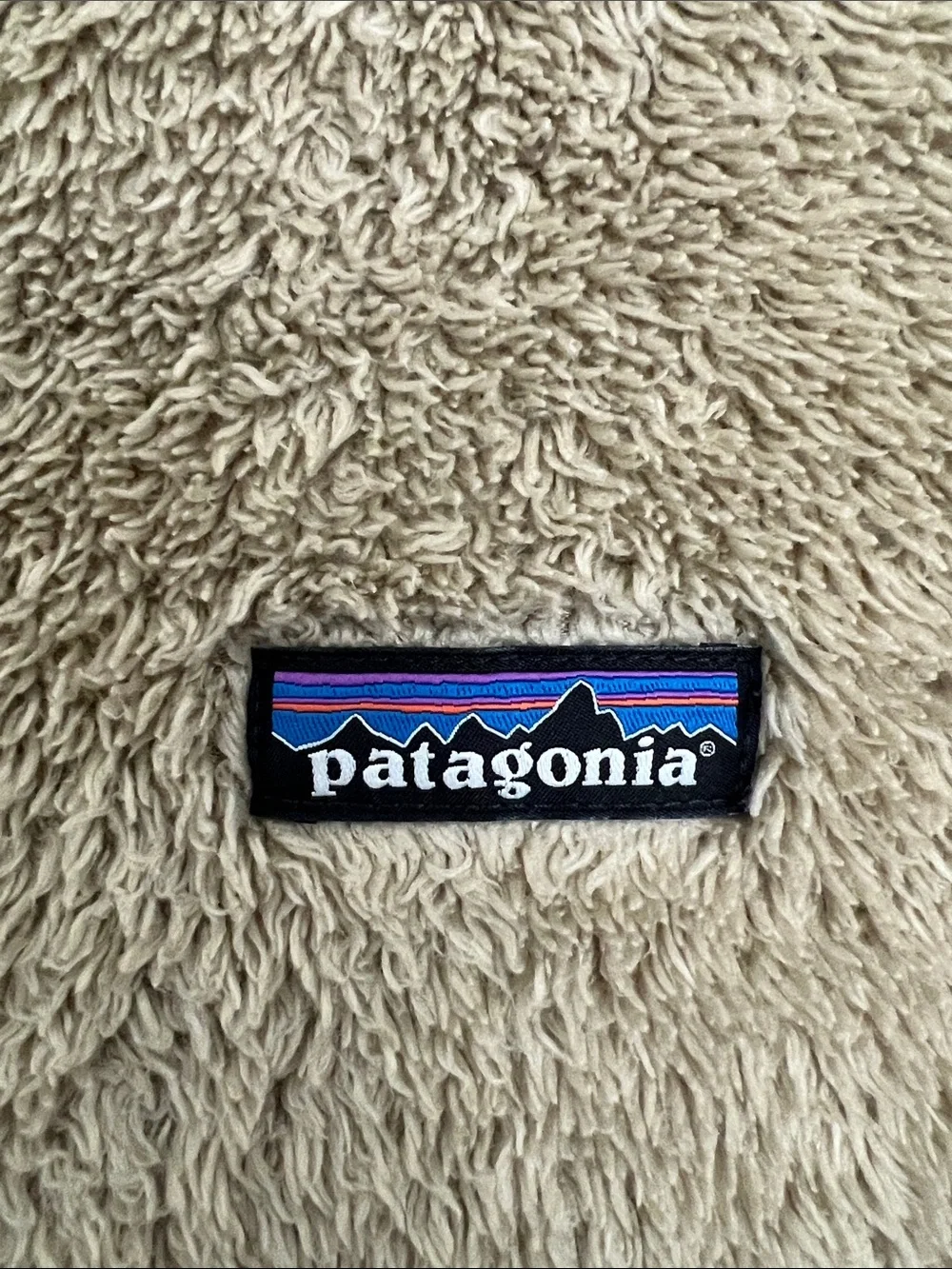 Patagonia Half-Zip Sherpa Pullover in Taupe